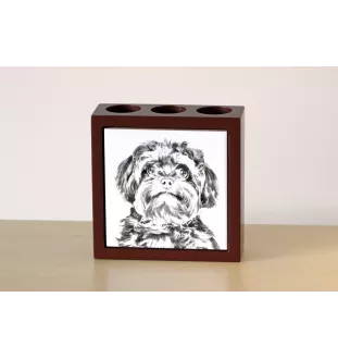 Bolonka stojak na długopisy z koniem Art-Dog