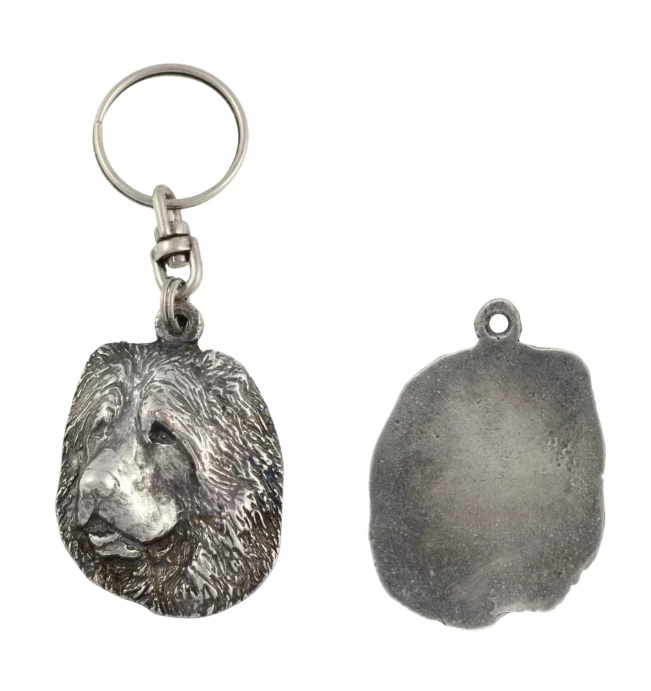 Kaukasischer Schäferhund, Kaukasischer Owtscharka - Versilberte Hund Anhänger, Handtasche Dekoration, Rucksack-Anhänger von Art-Dog Marke