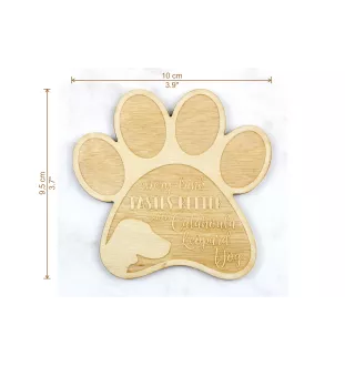 Catahoula Leopard Dog podkładka pod kubek ze sklejki Art-Dog