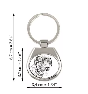 Catahoula Leopard Dog, Catahoula Cur - keychain with a dog, keychain with a print, personalized pendant from the Art-Dog brand