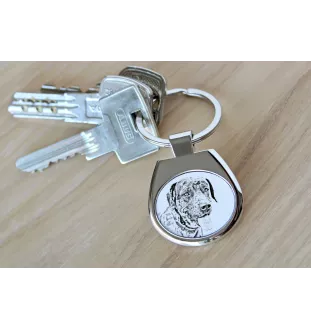 Catahoula Leopard Dog, Catahoula Cur - keychain with a dog, keychain with a print, personalized pendant from the Art-Dog brand