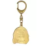 Cavalier King Charles Spaniel - Gilded key ring with dog, handbag decoration, luxury accessory by Art-Dog brand