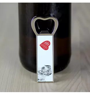 Catahoula Leopard Dog, Catahoula Cur - bottle opener with a dog, personalized fridge opener, unique gift for a man by Art-Dog brand