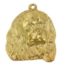 Cavalier King Charles Spaniel - Porte-clés doré avec chien, décoration de sac à main, accessoire de luxe de la marque Art-Dog