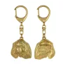 Cavalier King Charles Spaniel I - Gilded key ring with dog, handbag decoration, luxury accessory by Art-Dog brand