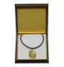 Berger du Caucase - Collier de chien dans une boîte cadeau, pendentif plaqué or pour les fans de chiens, bijoux remarquables par Art-Dog