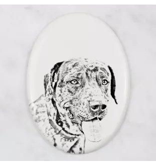 Catahoula Leopard Dog płyta nagrobna ze zdjęciem psa Art-Dog