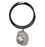 Berger du Caucase - Collier de chien dans une boîte cadeau, médaillon argenté pour fan de chien, pendentif remarquable de la marque Art-Dog