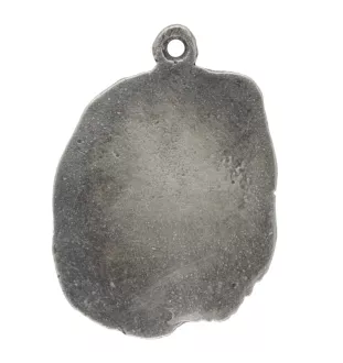 Berger du Caucase - Collier de chien dans une boîte cadeau, médaillon argenté pour fan de chien, pendentif remarquable de la marque Art-Dog