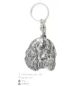 Cavalier King Charles Spaniel - Versilberter Anhänger mit einem Hund in einer dekorativen Box, Handtaschenschmuck, Rucksackanhänger der Marke Art-Dog