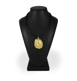 Berger du Caucase - Collier pour chien, pendentif plaqué or pour fan de chien, bijoux uniques de la marque Art-Dog