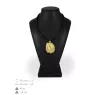 Caucasian Shepherd Dog, Caucasian Ovcharka - Dog necklace, gold-plated pendant for dog fan, unique jewellery by Art-Dog brand