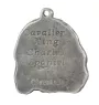 Cavalier King Charles Spaniel - Porte-clés argenté avec un chien dans une boîte cadeau, décoration de sac à main, pendentif de sac à dos par la marque Art-Dog