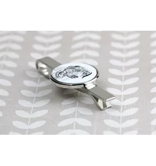 Catahoula Leopard Dog, Catahoula Cur - tie clip with a dog, personalized tie clip, a unique gift for a man from the Art-Dog brand