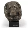 Caucasian Shepherd Dog, Caucasian Ovcharka - Dog statue, bust on stone base, sculpture, trophy for dog show by Art-Dog brand