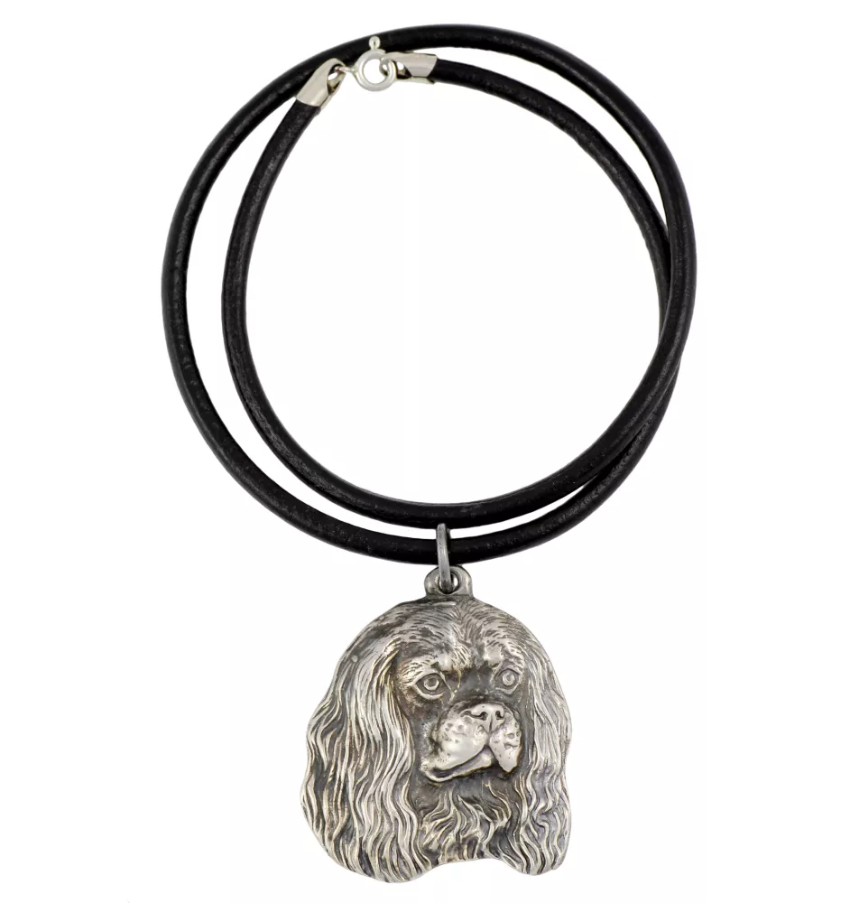 Cavalier King Charles Spaniel - Necklace with dog, silver-plated pendant for dog fan, unique jewelry by Art-Dog brand