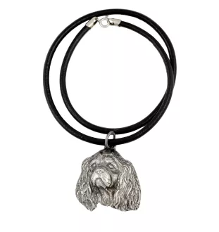 Cavalier King Charles Spaniel I - collier avec un chien, pendentif en plaqué argent pour les fans de chiens, bijoux uniques de la marque Art-Dog