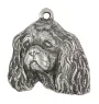 Cavalier King Charles Spaniel I - Halskette mit Hund, versilberter Anhänger für Hundefans, einzigartiger Schmuck der Marke Art-Dog