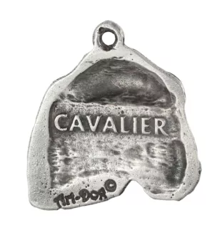 Cavalier King Charles Spaniel I - Necklace with dog, silver-plated pendant for dog fan, unique jewelry by Art-Dog brand