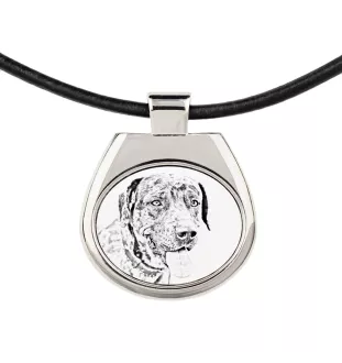 Chien léopard catahoula, Catahoula Leopard Dog - collier avec chien, pendentif personnalisé avec photo, collier unique pour femmes et hommes de la marque Art-Dog