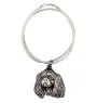 Cavalier King Charles Spaniel I - Hundehalsband, einzigartiger Schmuck für den Hundefan, einzigartiger Kreuzotter-Anhänger der Marke Art-Dog