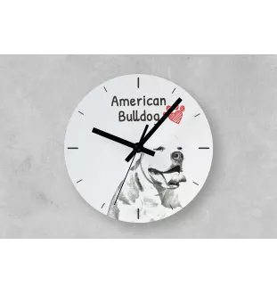 Chien léopard catahoula, Catahoula Leopard Dog - horloge murale avec chien, horloge de table avec impression, décoration personnalisée de la maison de la marque Art-Dog