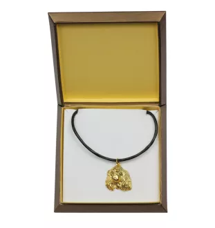 Cavalier King Charles Spaniel I - Dog necklace in gift box, gold-plated pendant for dog fan, striking jewellery by Art-Dog