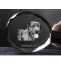 Catahoula Leopard Dog, Catahoula Cur - Anhänger mit einem Foto eines Hundes, Schlüsselanhänger aus Kristall in einer Geschenkbox, ein einzigartiges Geschenk von Art-Dog