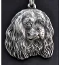 Cavalier King Charles Spaniel - Dog necklace in gift box, silver-plated locket for dog fan, striking pendant by Art-Dog brand