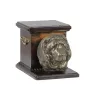 Caucasian Shepherd Dog, Caucasian Ovcharka - urn for dog ashes with a statuette, elegant urn for a dog, unique urn with a bust of a dog by Art-Dog brand