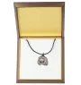 Cavalier King Charles Spaniel I - Collier de chien dans une boîte cadeau, médaillon argenté pour fan de chien, pendentif remarquable de la marque Art-Dog