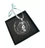 Cavalier King Charles Spaniel - boule de Noël en cristal avec une photo, photo de chien dans le cristal, décoration personnalisée pour sapin de Noël de la marque Art-Dog