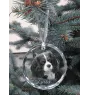 Cavalier King Charles Spaniel - crystal bauble with a photo, dog photo in crystal, personalized Christmas tree ornament by Art-Dog brand
