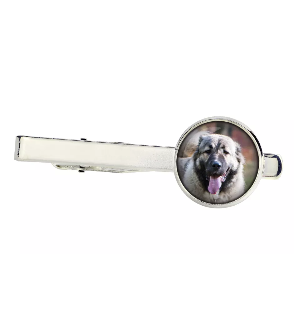Berger du Caucase - pince à cravate, accessoire, bijou pour tenue de soirée de la marque Art-Dog