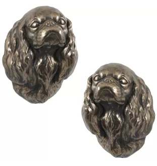 Cavalier King Charles Spaniel - Statue de chien, buste suspendu, décoration unique pour les amoureux des chiens par la marque Art-Dog