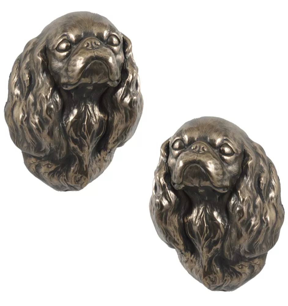 Cavalier King Charles Spaniel - Statue de chien, buste suspendu, décoration unique pour les amoureux des chiens par la marque Art-Dog