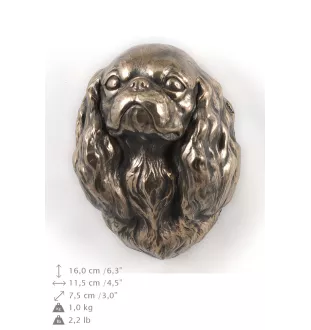 Cavalier King Charles Spaniel - Statue de chien, buste suspendu, décoration unique pour les amoureux des chiens par la marque Art-Dog