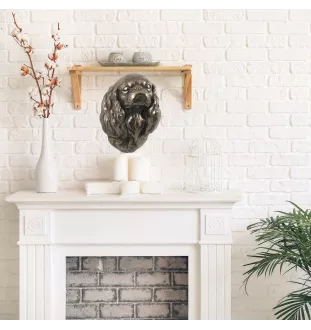 Cavalier King Charles Spaniel - Statue de chien, buste suspendu, décoration unique pour les amoureux des chiens par la marque Art-Dog