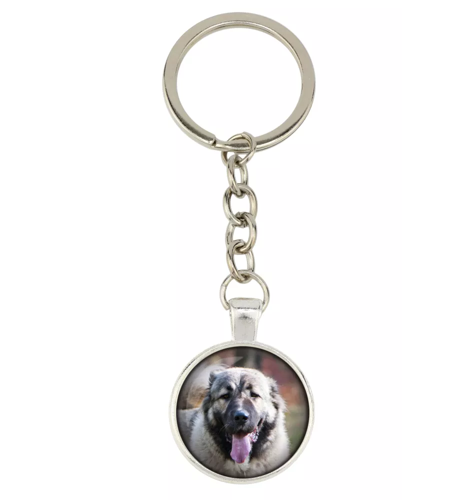 Kaukasischer Schäferhund, Kaukasischer Owtscharka - Schlüsselanhänger mit Ihrem Foto, Schlüsselanhänger, Taschenanhänger der Marke Art-Dog