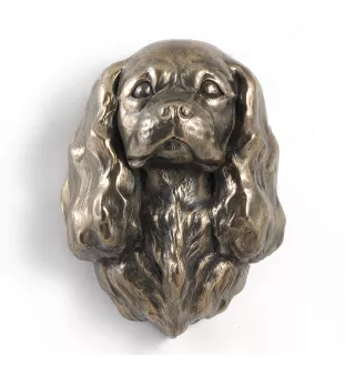 Cavalier King Charles Spaniel I - Dog statue, hanging bust, unique decoration for dog lover by Art-Dog brand