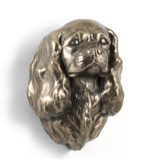 Cavalier King Charles Spaniel I - Statue de chien, buste suspendu, décoration unique pour les amoureux des chiens par la marque Art-Dog