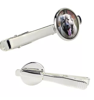 Berger du Caucase - pince à cravate dans une boîte, cravate élégante, bijoux personnalisés de la marque Art-Dog