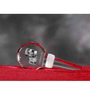 Catahoula Leopard Dog grubszy stopper do wina z psem Art-Dog