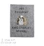 Cavalier King Charles Spaniel I - Dog passport case, document case, gift for the traveller from the Art-Dog brand