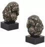 Cavalier King Charles Spaniel - Statue de chien, buste sur socle en pierre, sculpture, trophée pour exposition canine par la marque Art-Dog