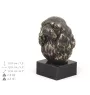 Cavalier King Charles Spaniel - Dog statue, bust on stone base, sculpture, trophy for dog show by Art-Dog brand