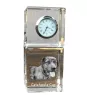 Chien léopard catahoula, Catahoula Leopard Dog - montre en cristal avec photo, photo de chien dans un cristal, horloge de bureau personnalisée de la marque Art-Dog