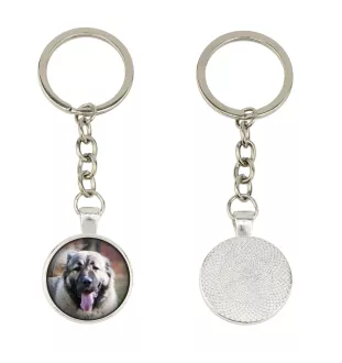 Caucasian Shepherd Dog, Caucasian Ovcharka - keychain in a box, own photo, keychain pendant from Art-Dog brand
