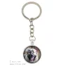 Caucasian Shepherd Dog, Caucasian Ovcharka - keychain in a box, own photo, keychain pendant from Art-Dog brand