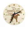 Catahoula Leopard Dog, Catahoula Cur - clock with a dog, wooden clock, wall clock for dog lovers, clock for desk and shelf, Art-Dog